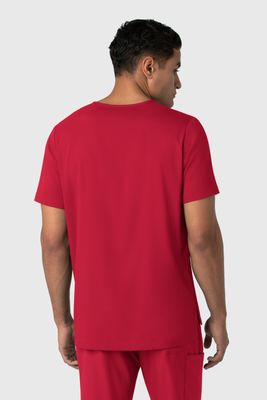 Casacca uomo 6351 scollo a V red