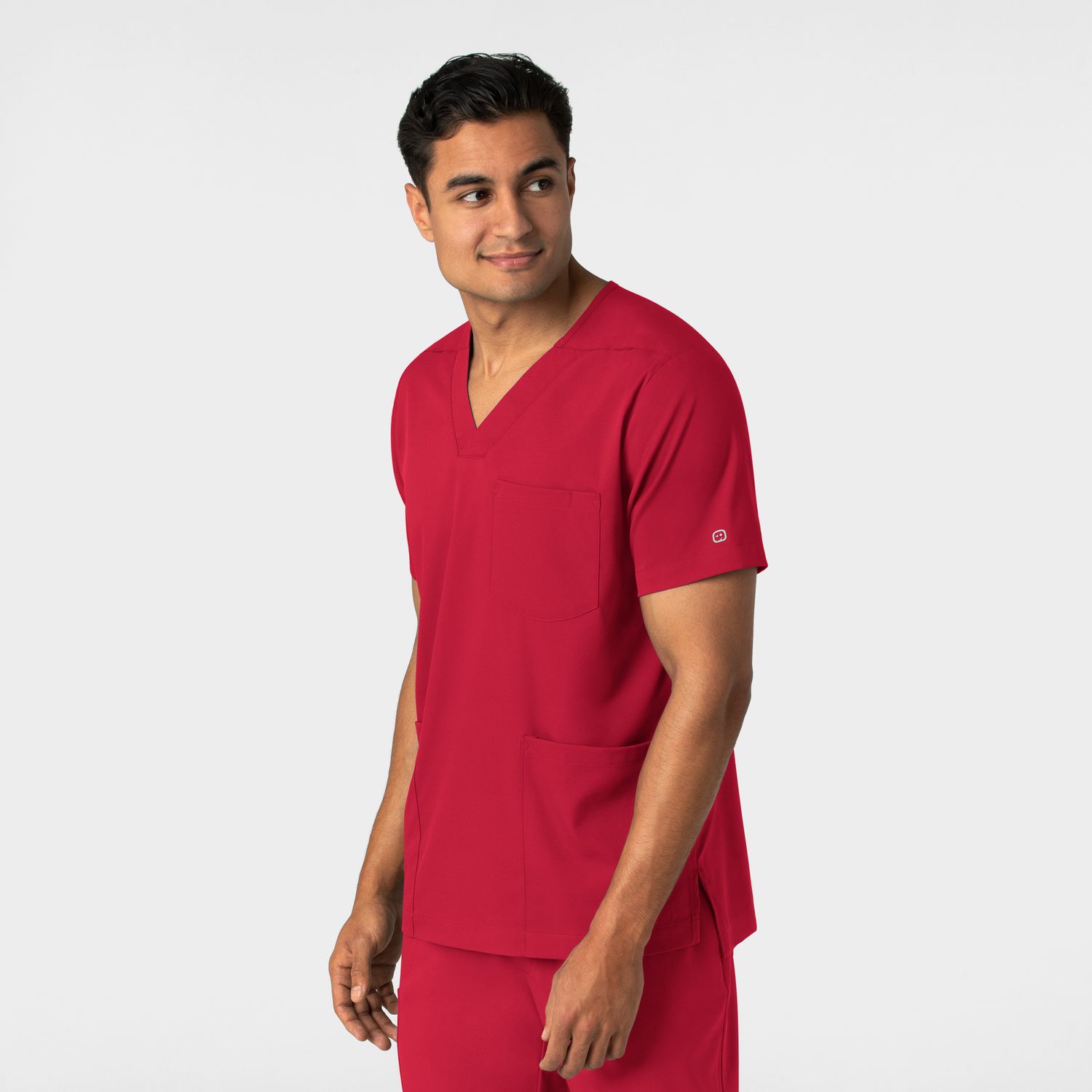 Casacca uomo 6351 scollo a V red