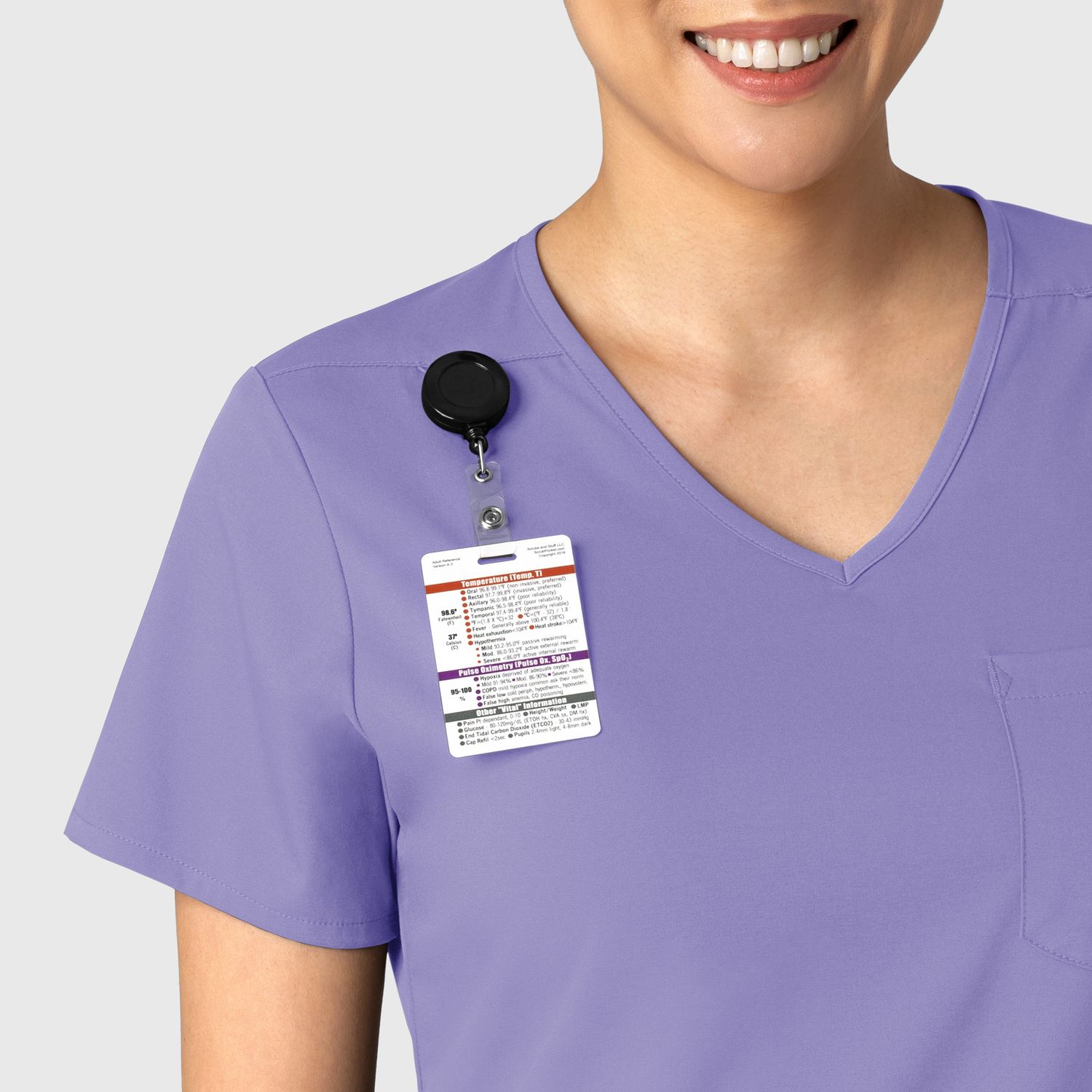 Casacca donna 6151 scollo a V iris