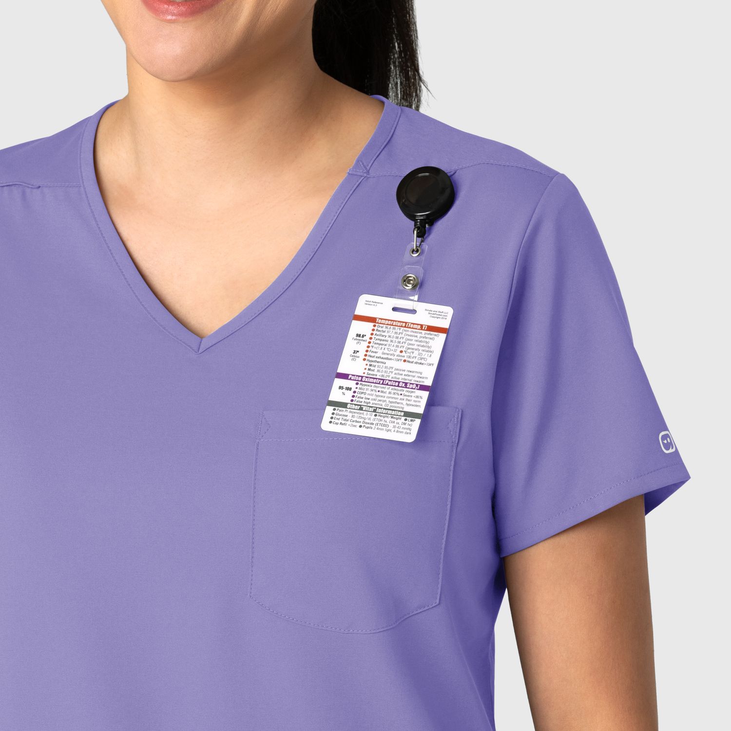 Casacca donna 6151 scollo a V iris