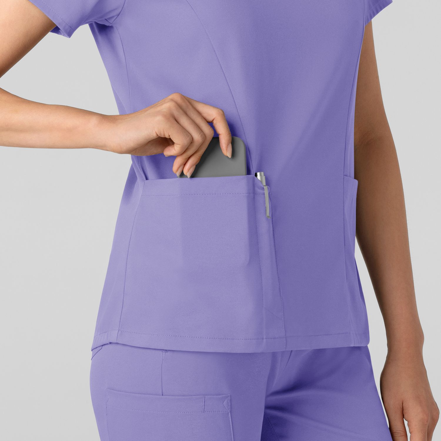 Casacca donna 6251 scollo a V iris