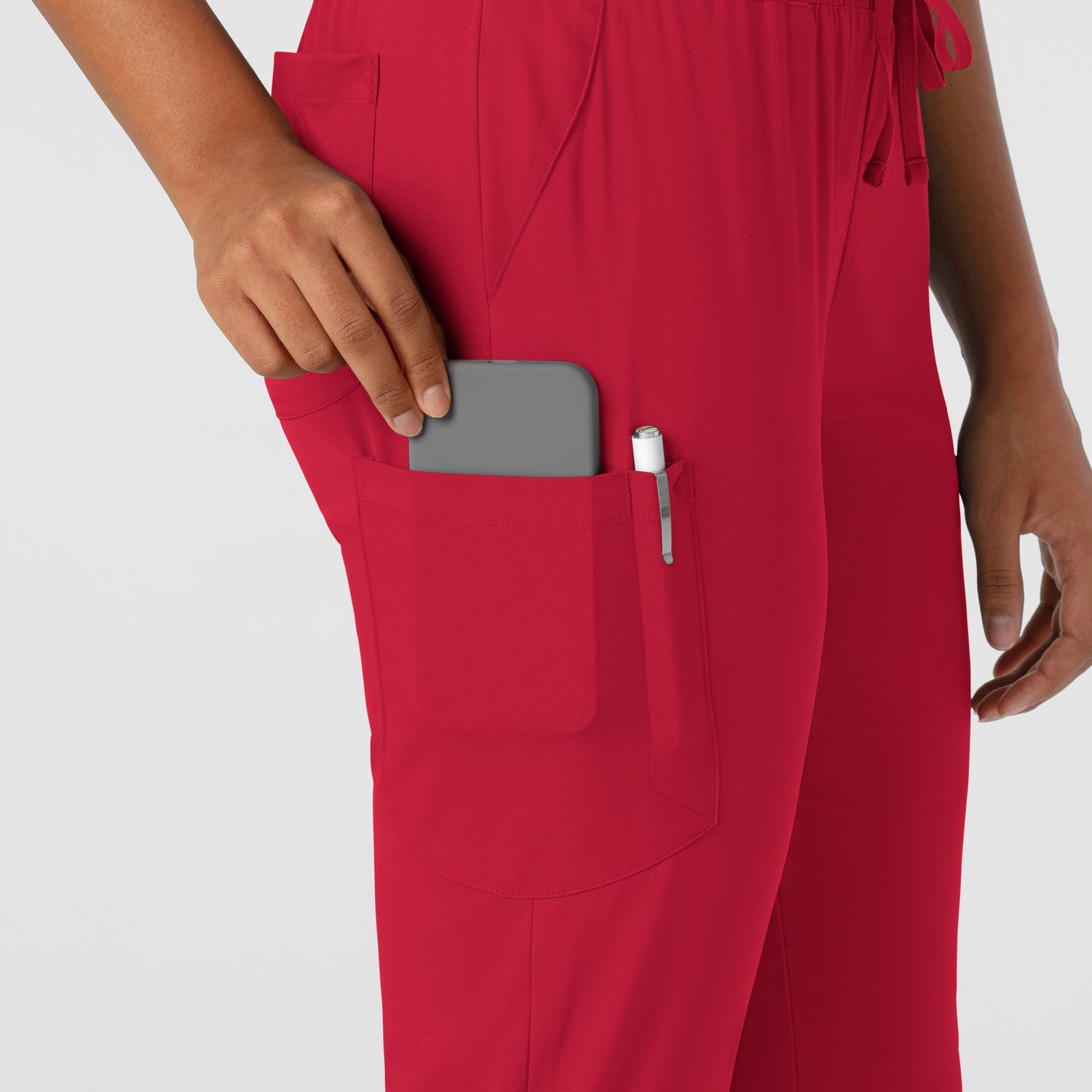 Pantalone donna 5151 jogger cargo red