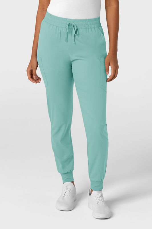Pantalone donna 5151 jogger cargo turquoise
