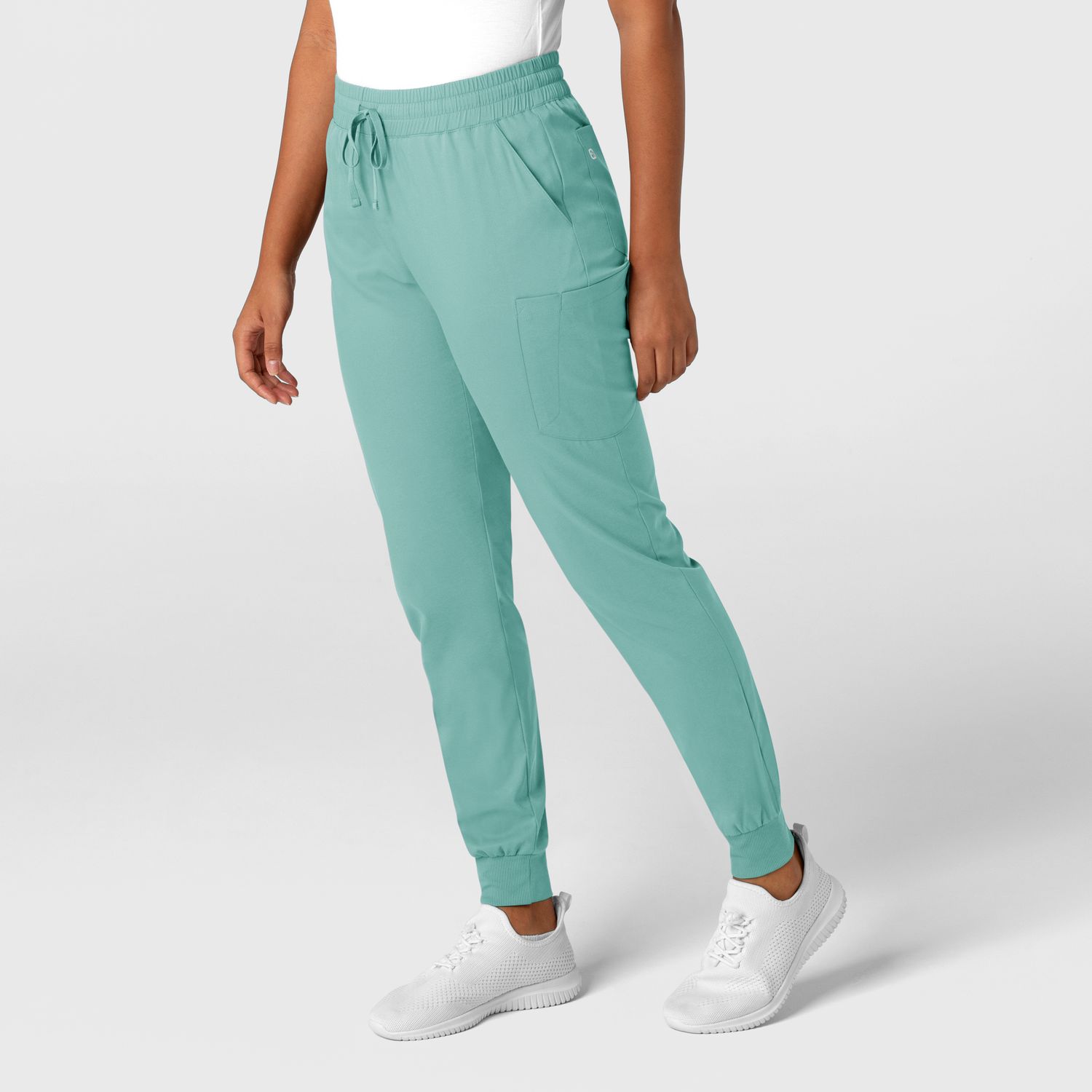 Pantalone donna 5151 jogger cargo turquoise