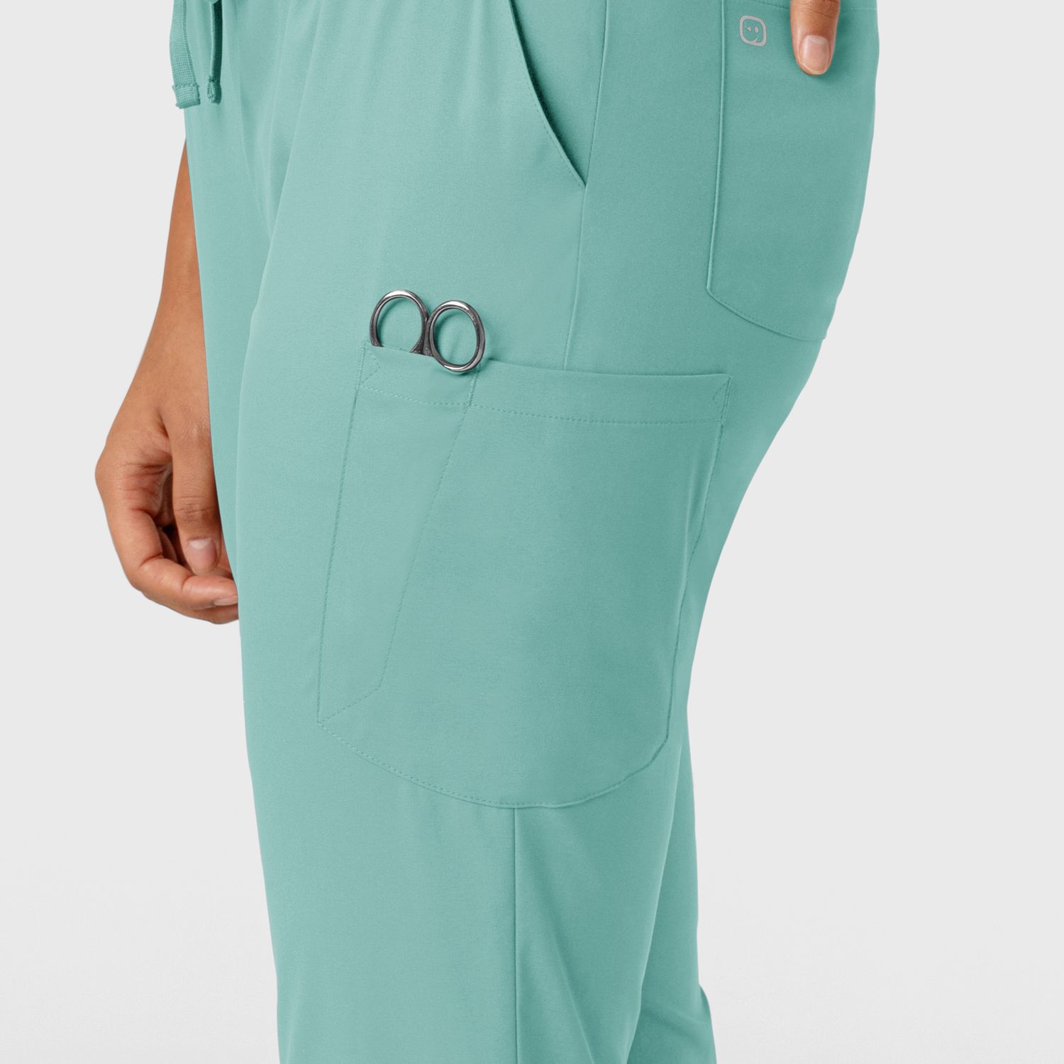 Pantalone donna 5151 jogger cargo turquoise