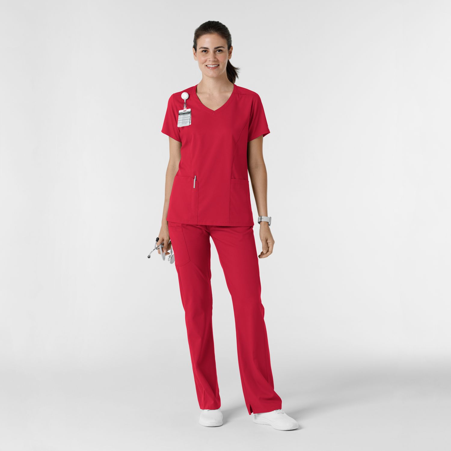 Pantalone donna 5251 svasato red