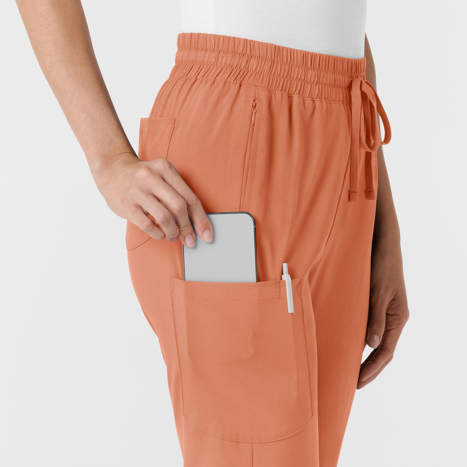 Pantalone donna 5251 svasato terracotta
