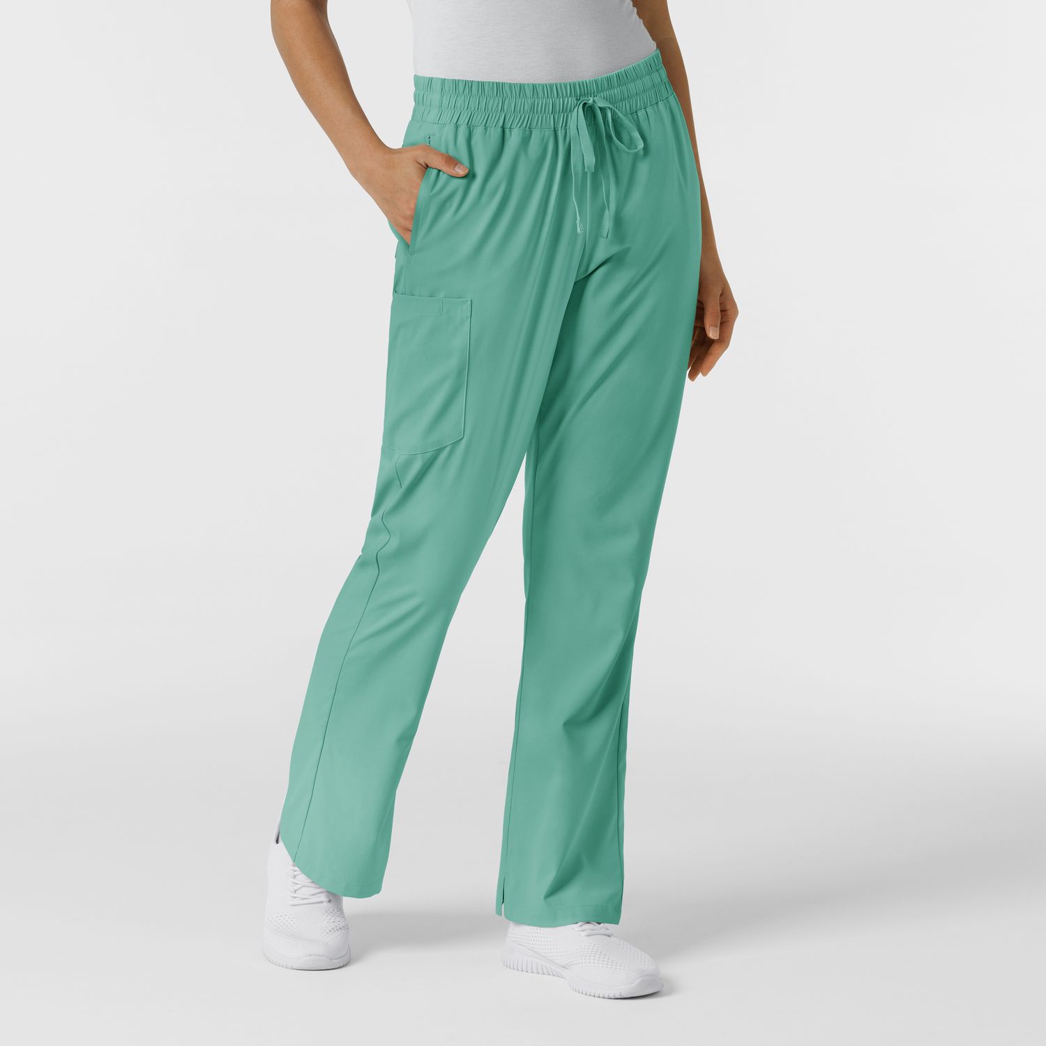 Pantalone donna 5251 svasato turquoise