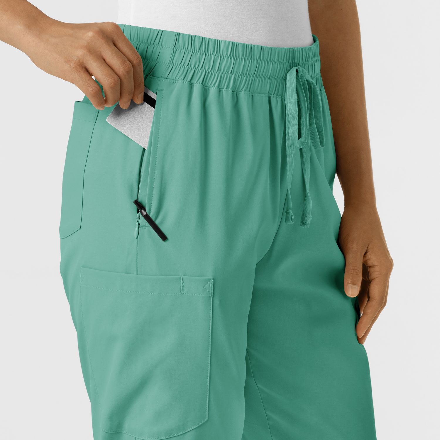 Pantalone donna 5251 svasato turquoise