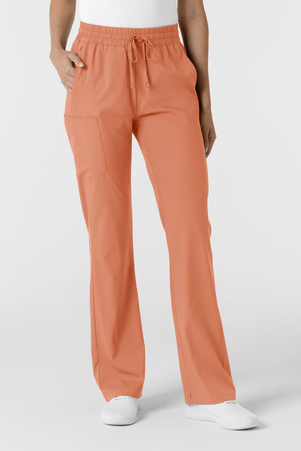 Pantalone donna 5251 svasato terracotta