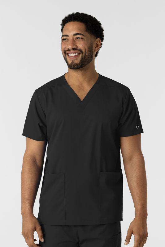 Casacca uomo 6051 scollo a V black