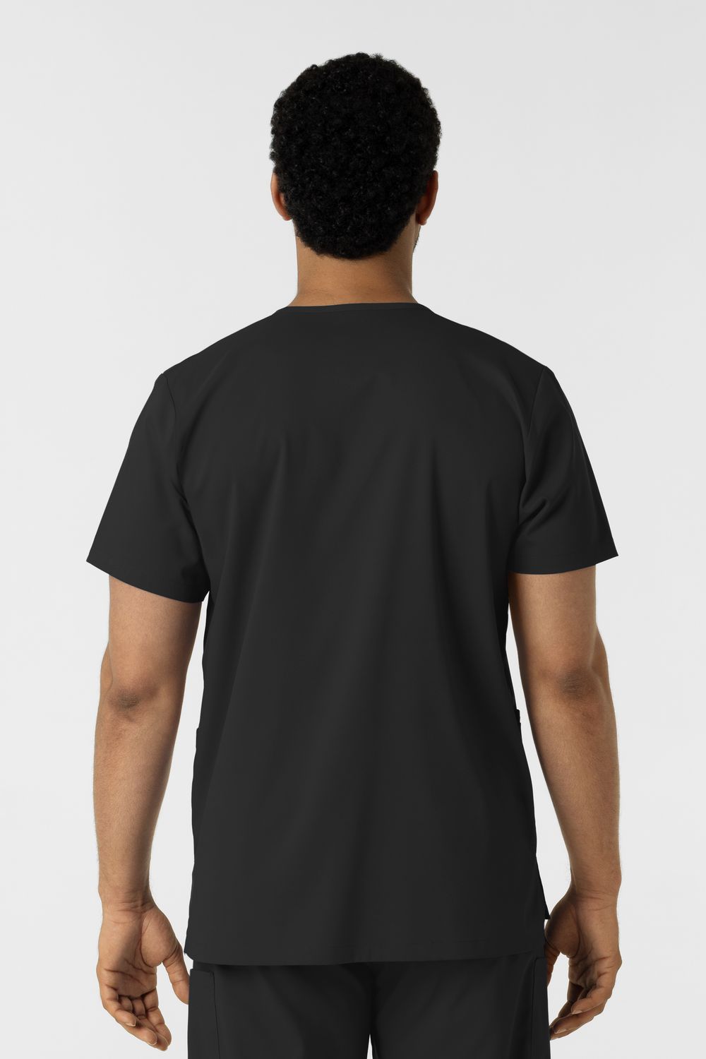 Casacca uomo 6051 scollo a V black
