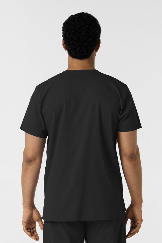 Casacca uomo 6051 scollo a V black