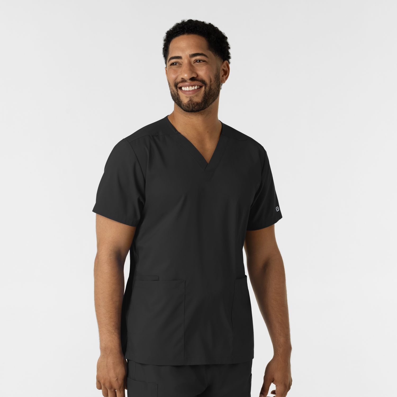 Casacca uomo 6051 scollo a V black