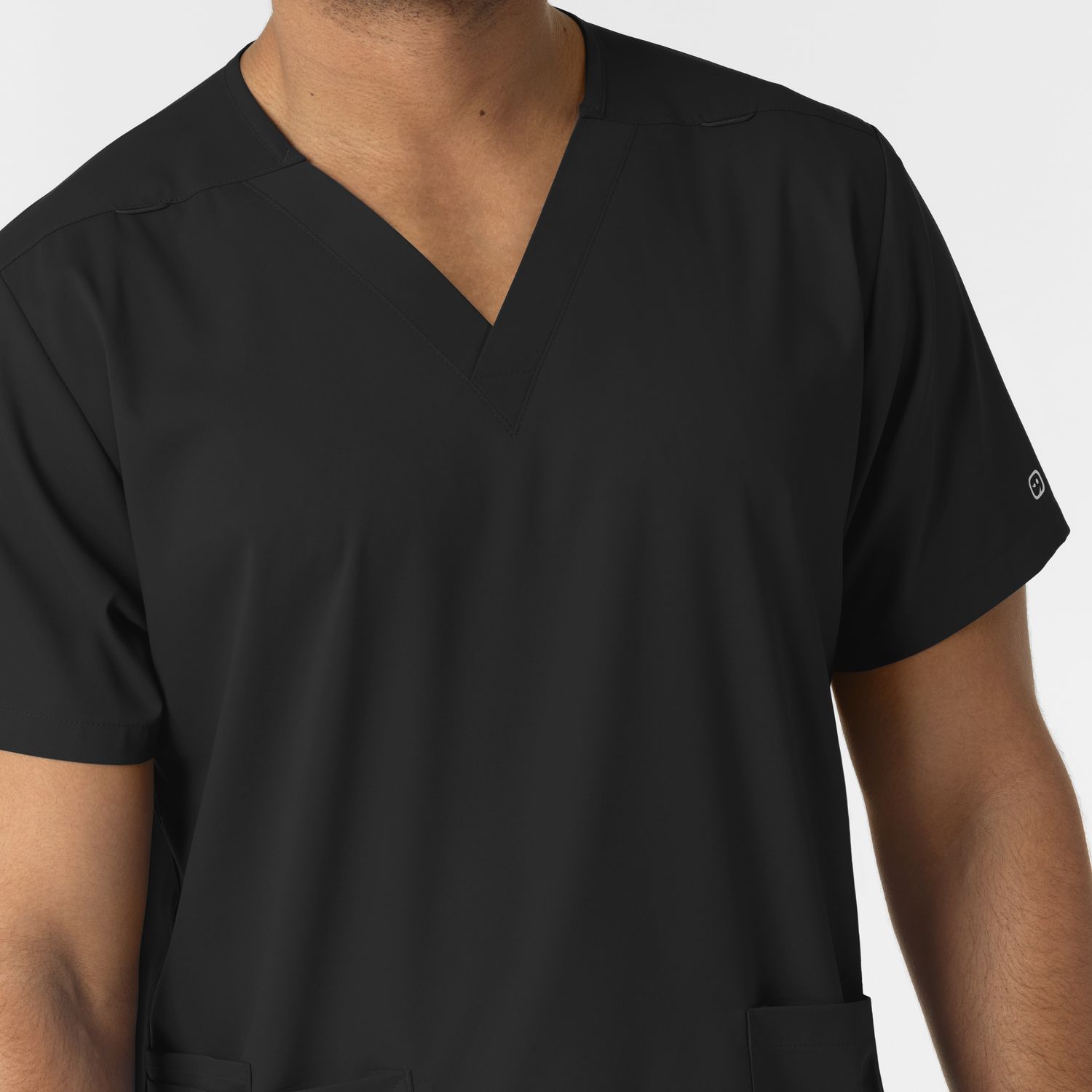 Casacca uomo 6051 scollo a V black