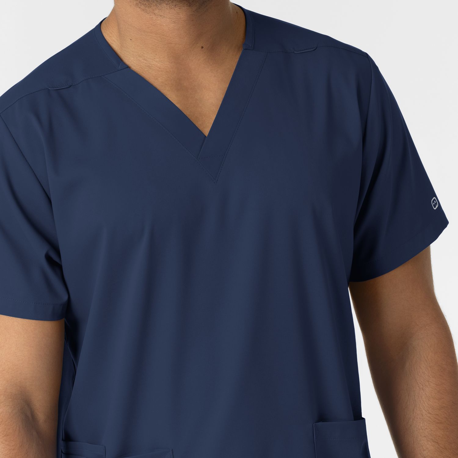 Casacca uomo 6051 scollo a V navy blue