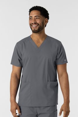 Casacca uomo 6051 scollo a V pewter
