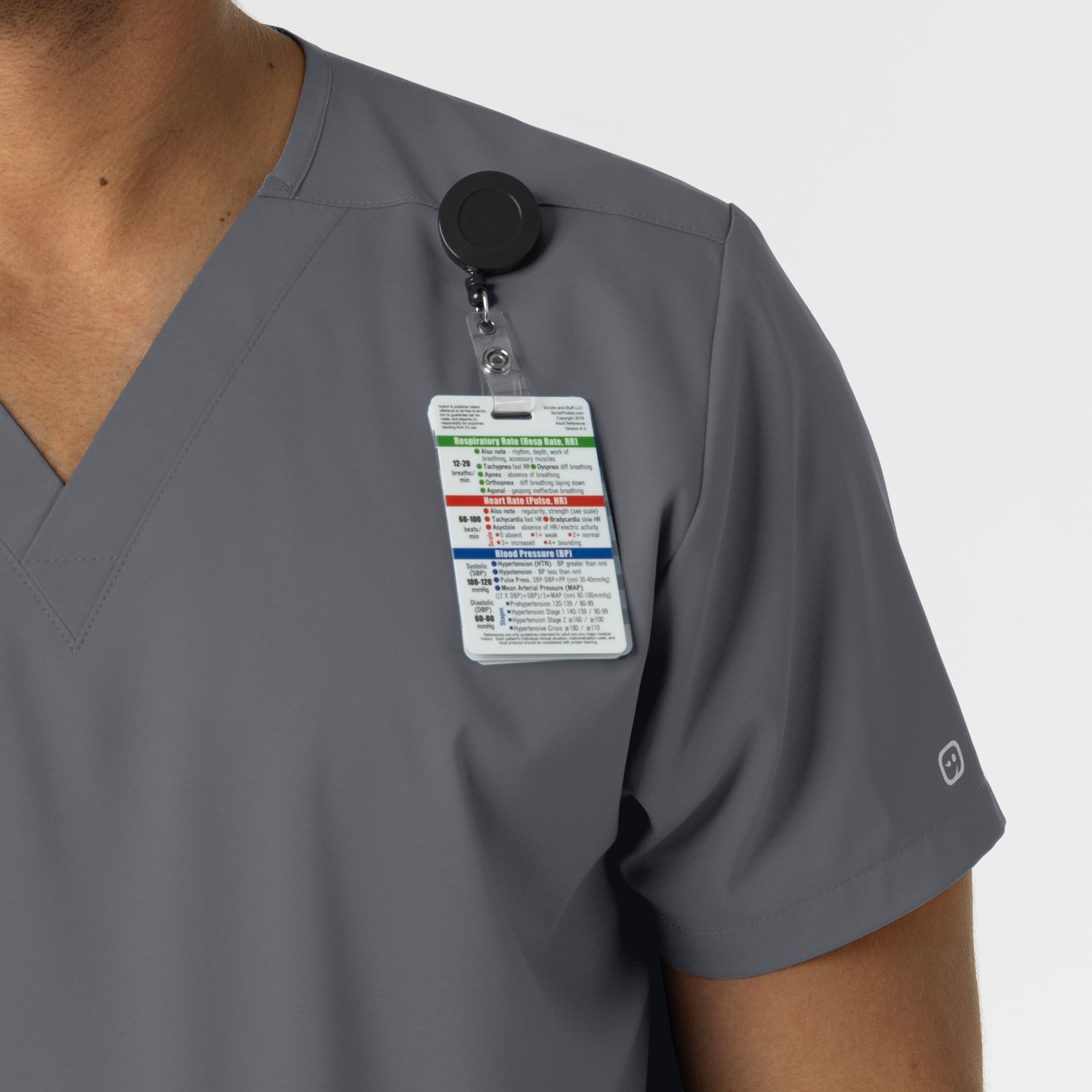 Casacca uomo 6051 scollo a V pewter