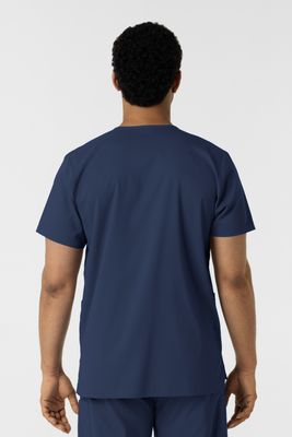 Casacca uomo 6051 scollo a V navy blue
