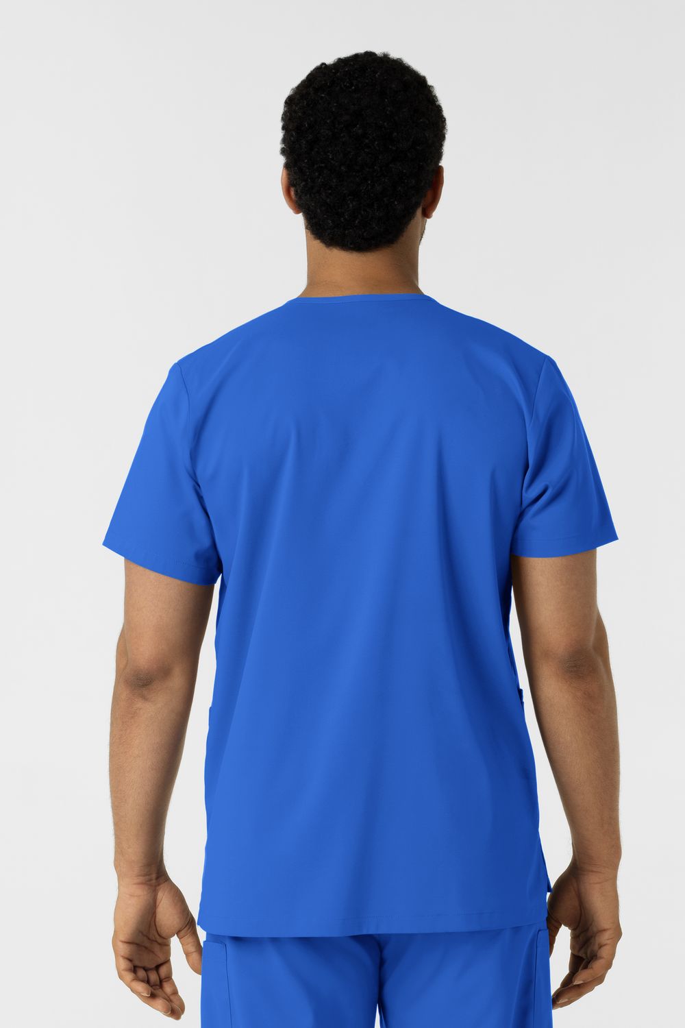 Casacca uomo 6051 scollo a V royal blue