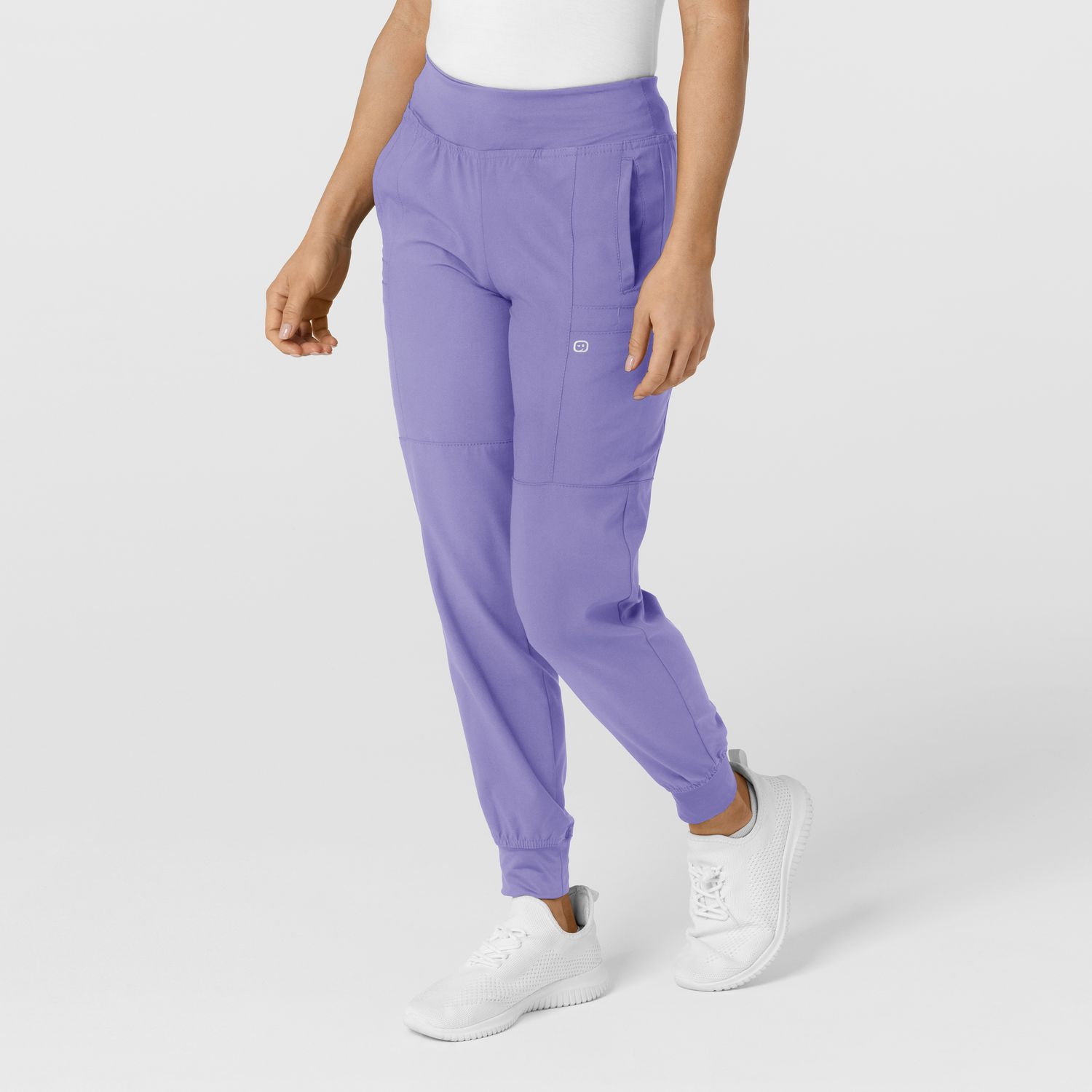 Pantalone donna 5555 cargo jogger iris