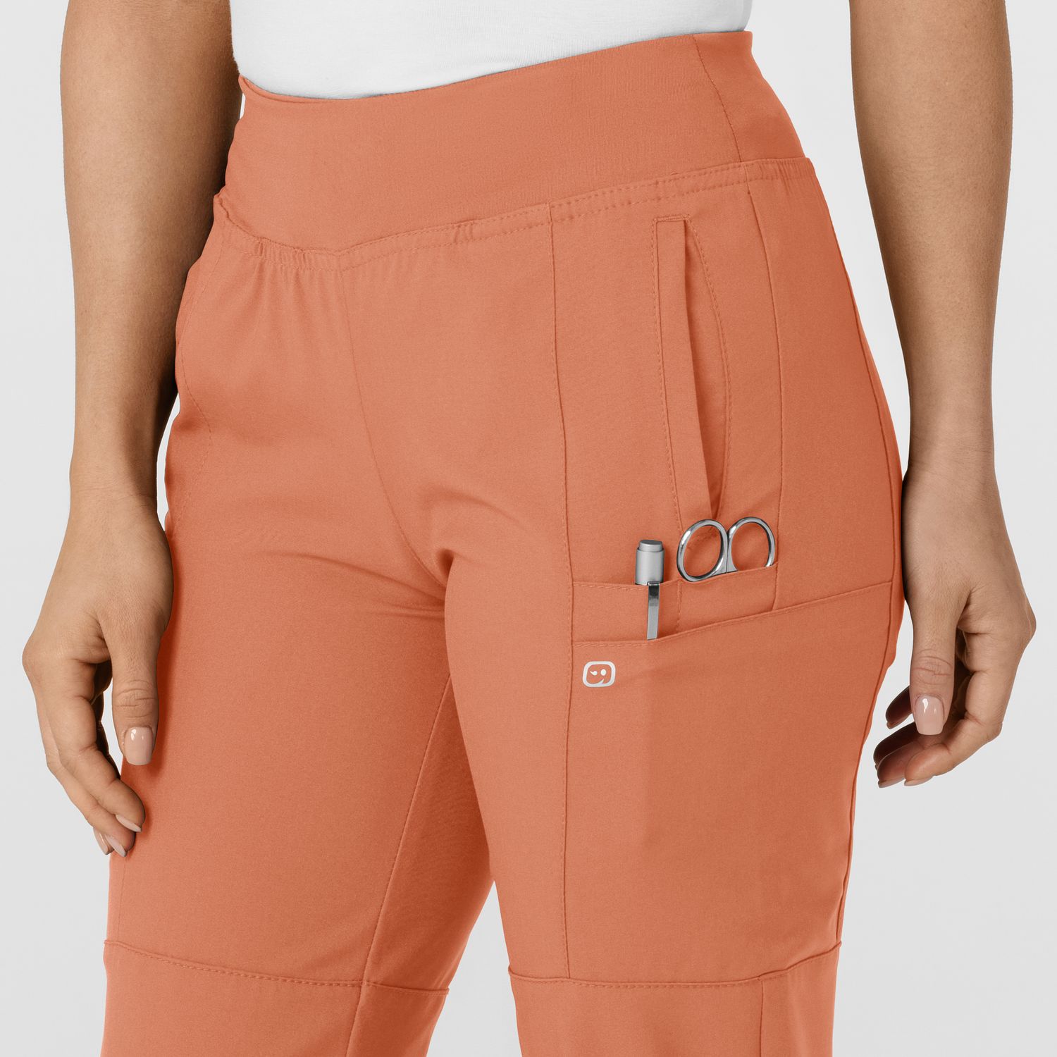 Pantalone donna 5555 cargo jogger terracotta