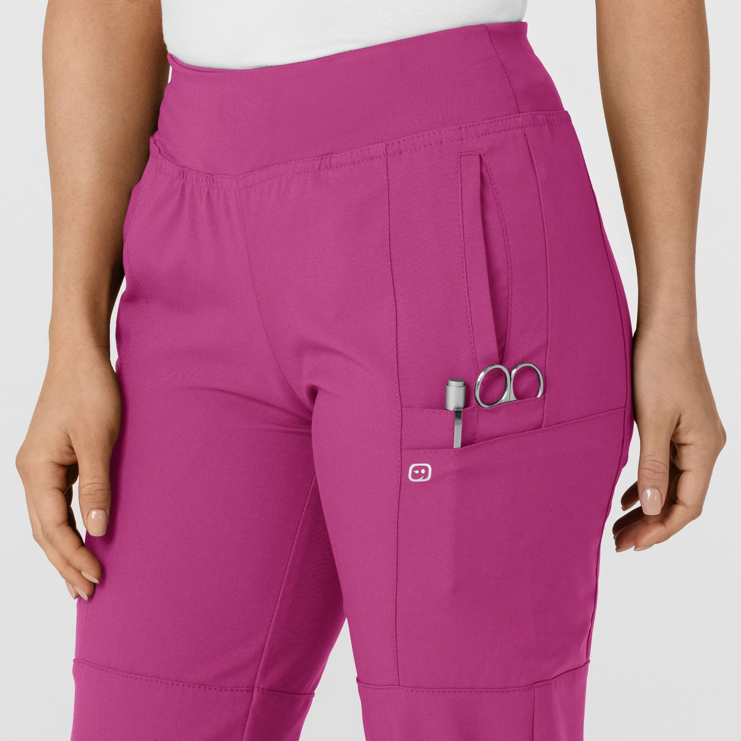 Pantalone donna 5555 cargo jogger raspberry