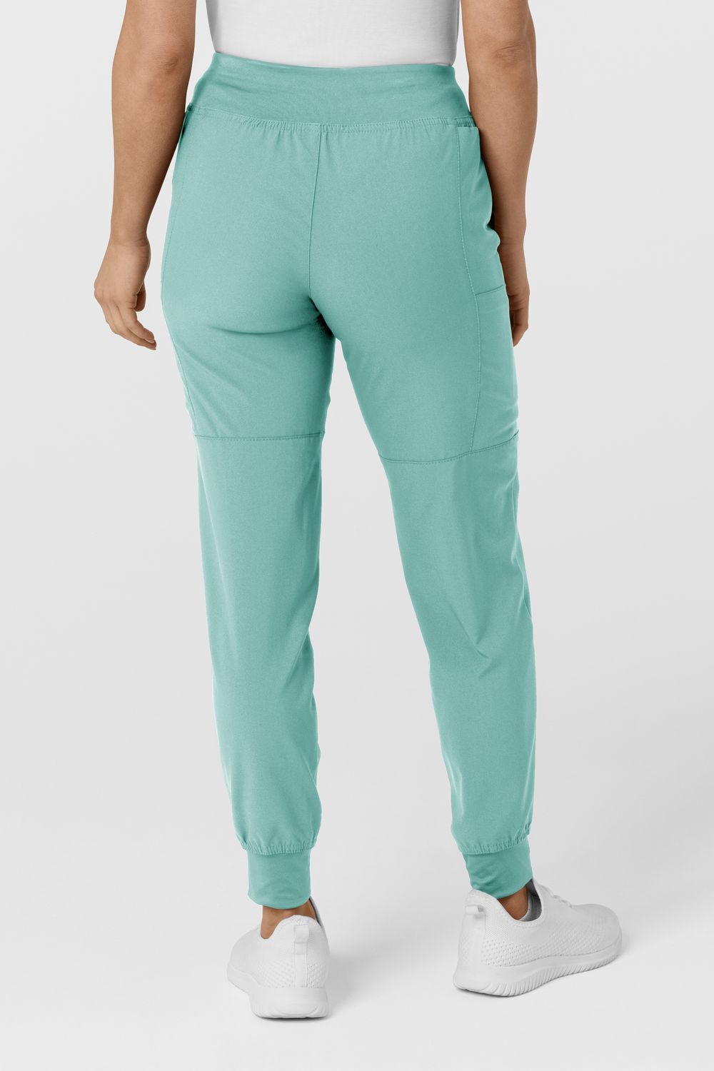 Pantalone donna 5555 cargo jogger turquoise