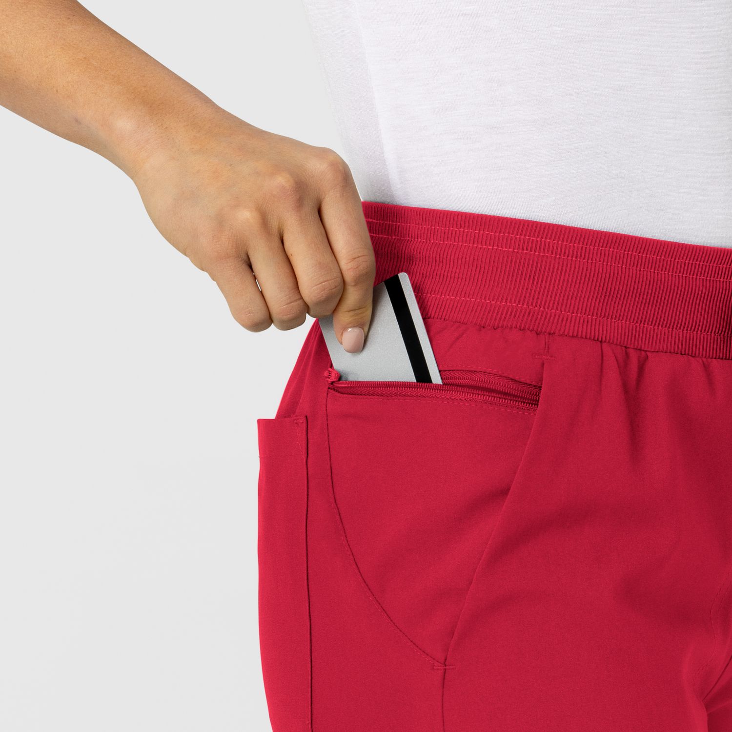 Pantalone donna 5045 sport 8 tasche red