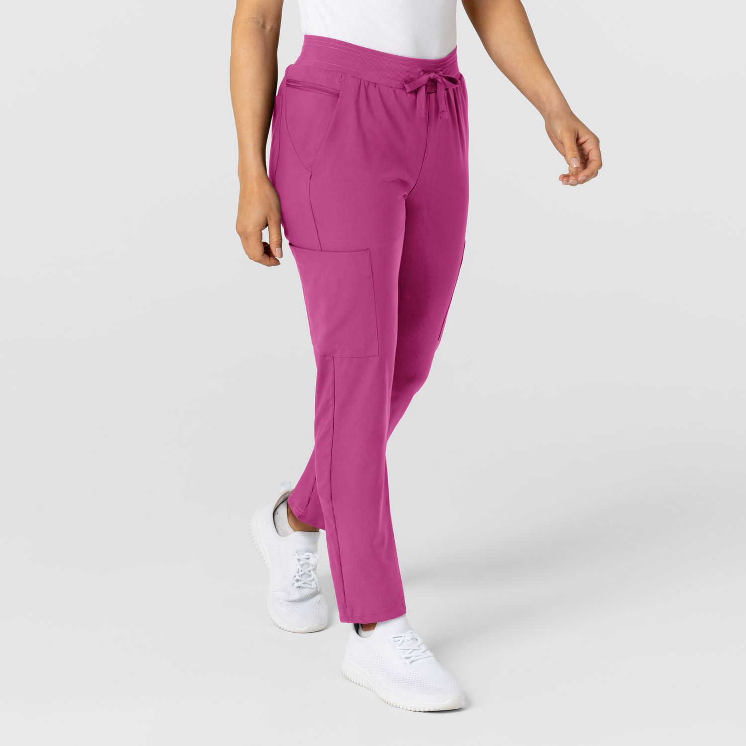 Pantalone donna 5045 sport 8 tasche raspberry