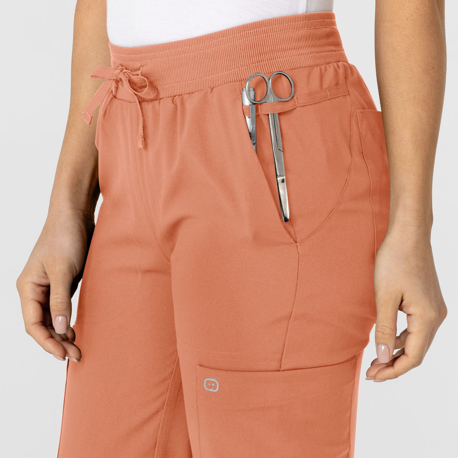 Pantalone donna 5045 sport 8 tasche terracotta