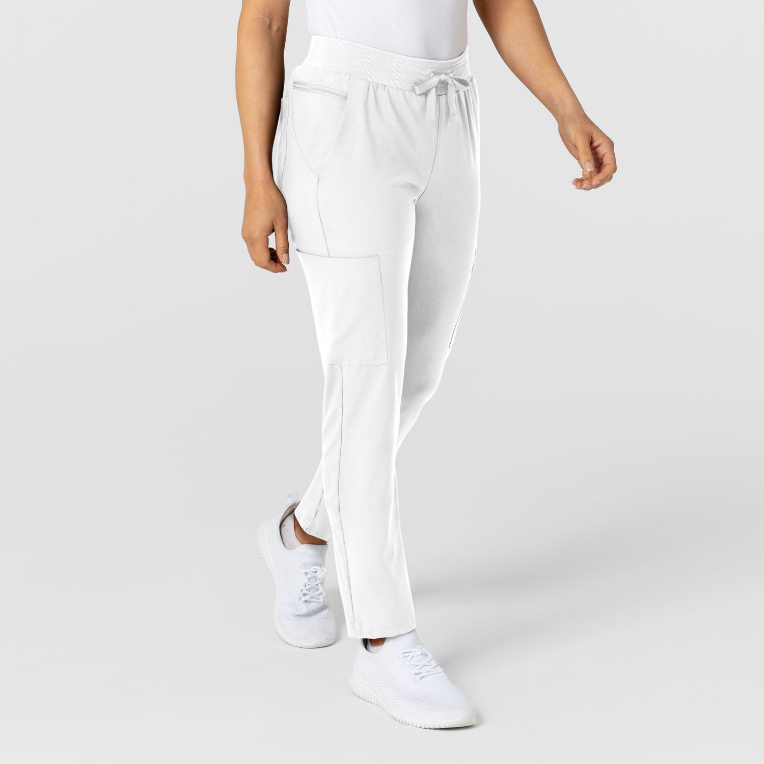 Pantalone donna 5045 sport 8 tasche white