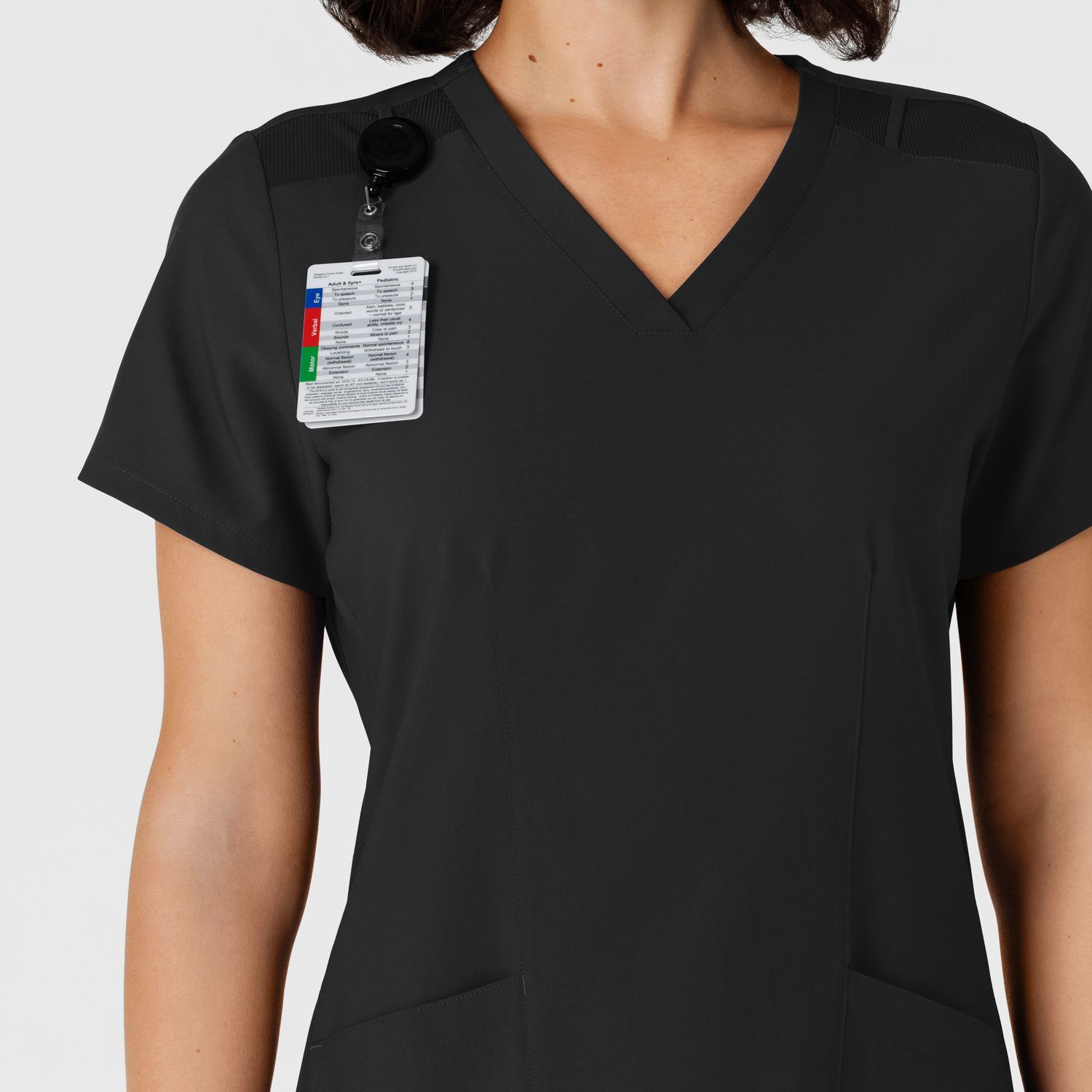Casacca donna 6145 scollo a V black