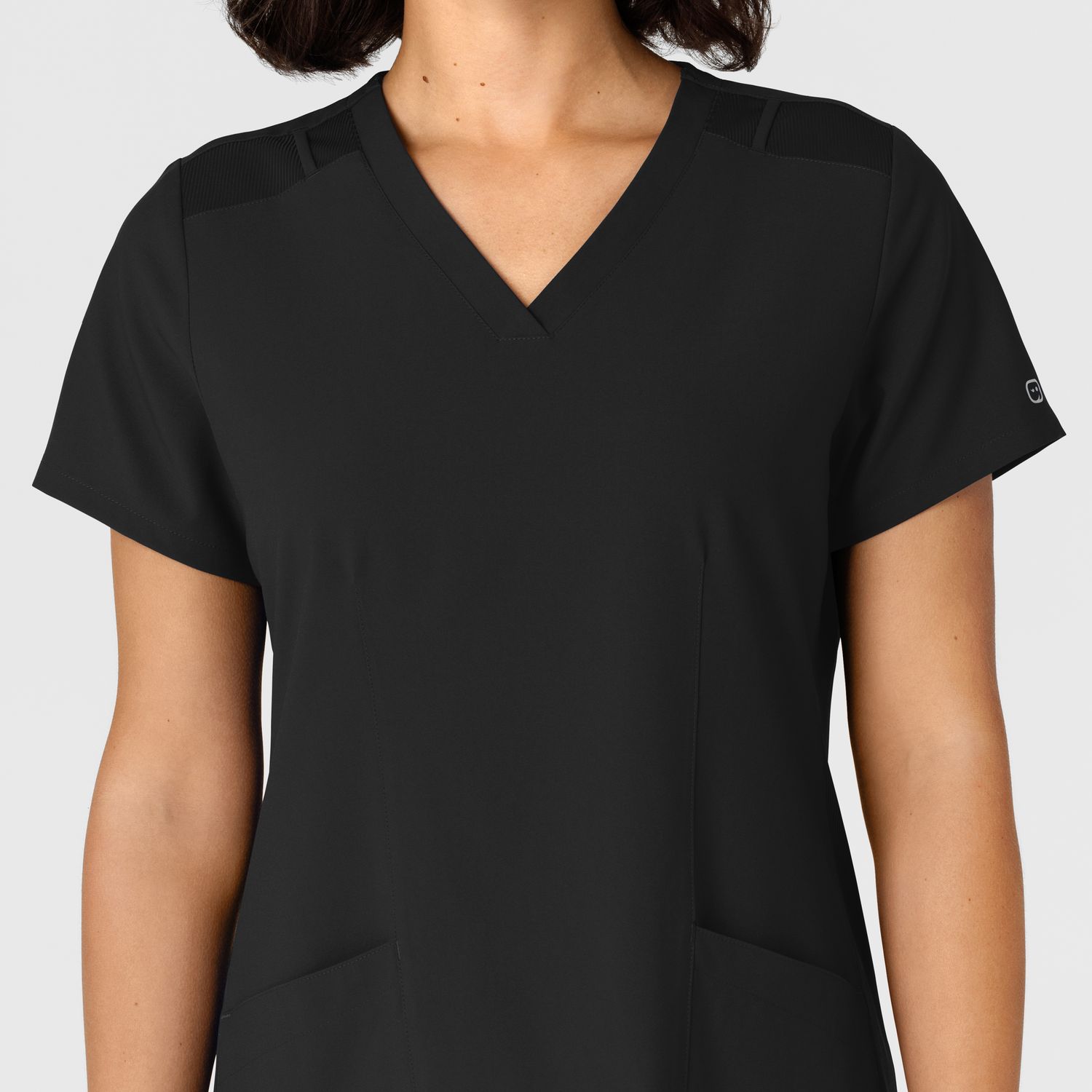 Casacca donna 6145 scollo a V black