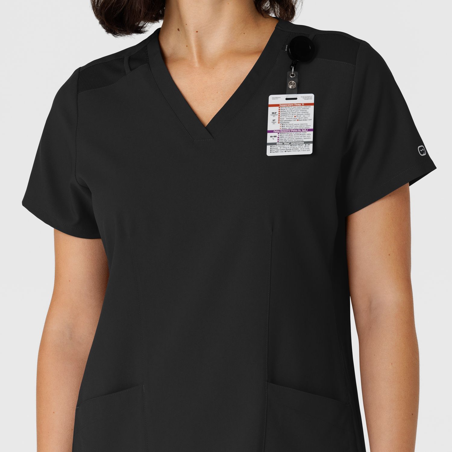 Casacca donna 6145 scollo a V black