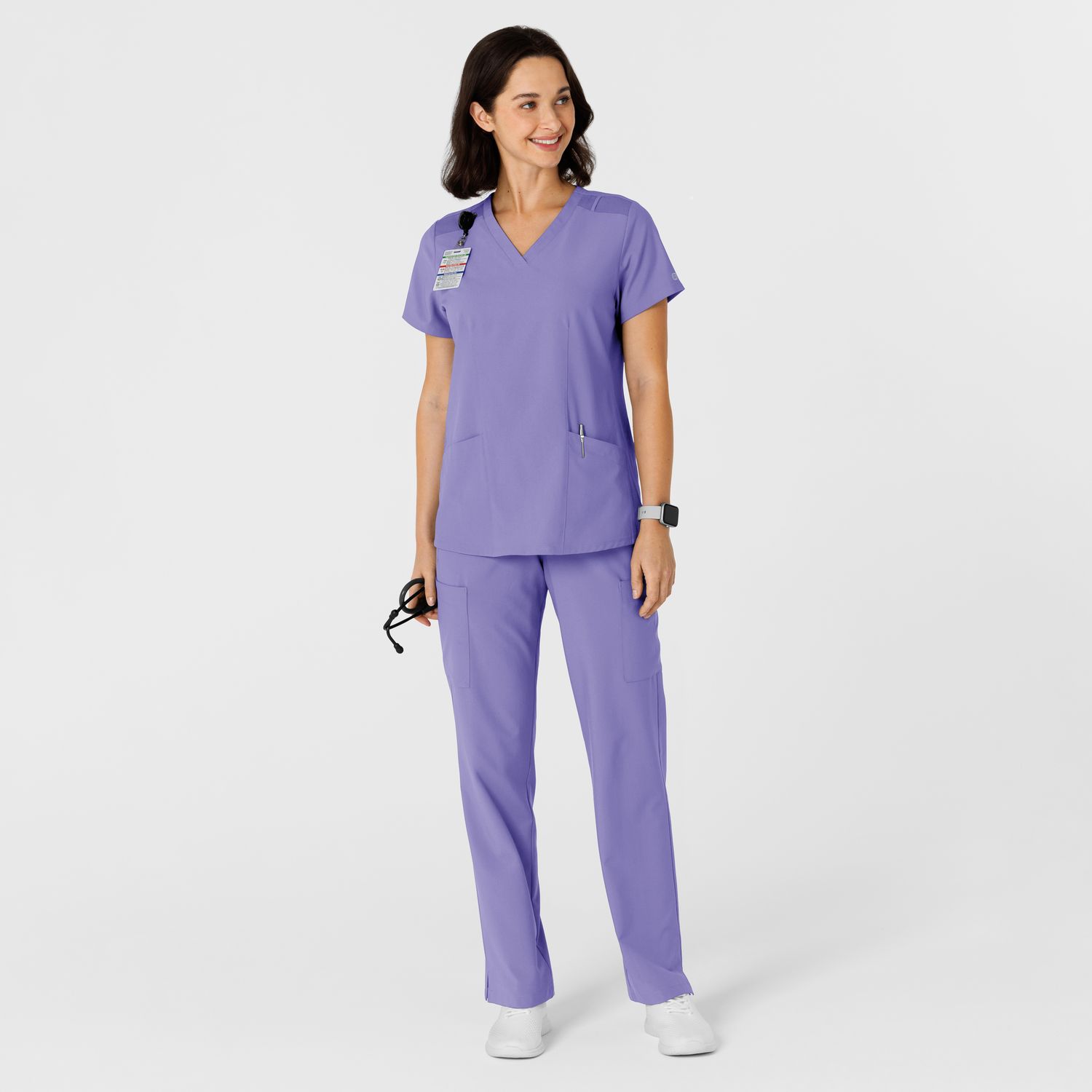Casacca donna 6145 scollo a V iris