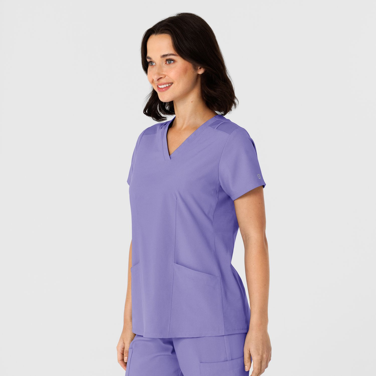 Casacca donna 6145 scollo a V iris