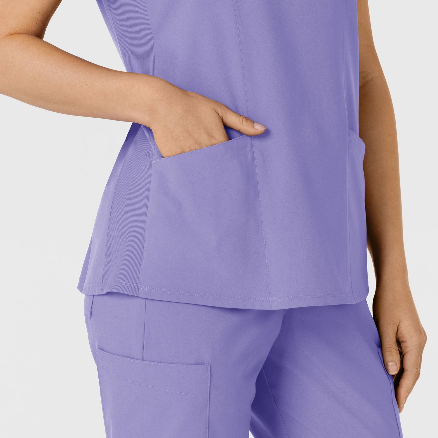Casacca donna 6145 scollo a V iris