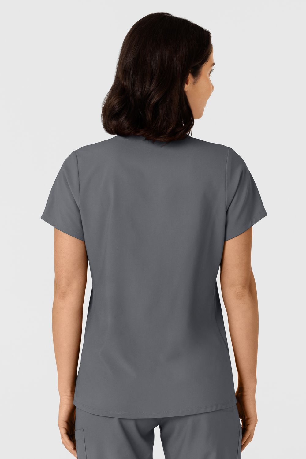 Casacca donna 6145 scollo a V pewter