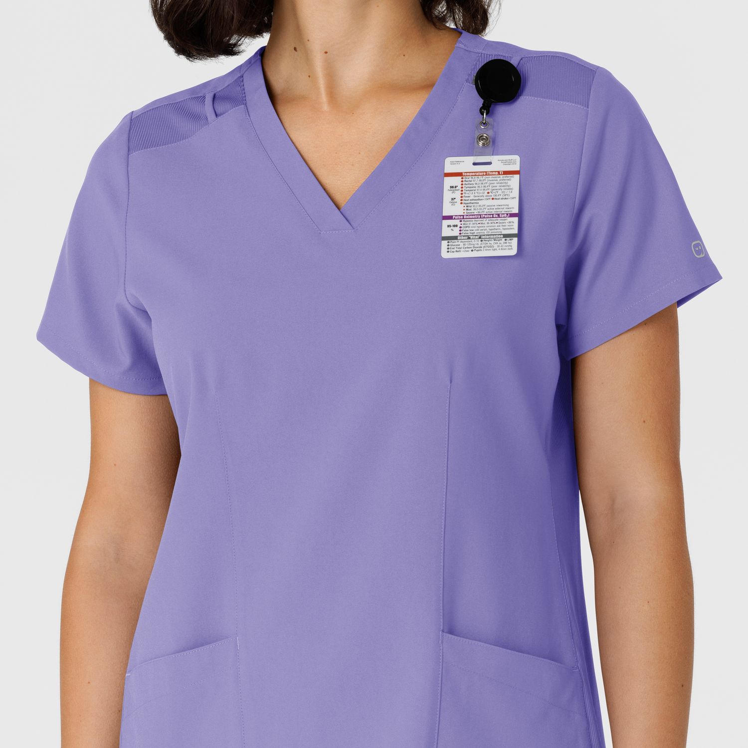 Casacca donna 6145 scollo a V iris