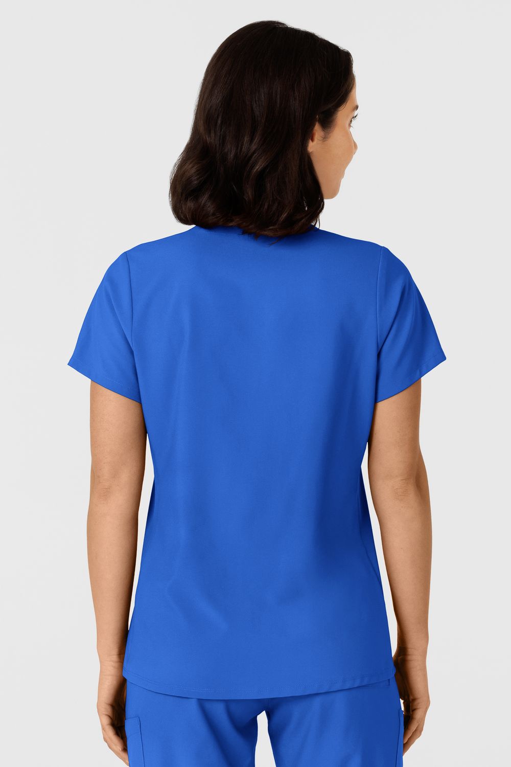 Casacca donna 6145 scollo a V royal blue