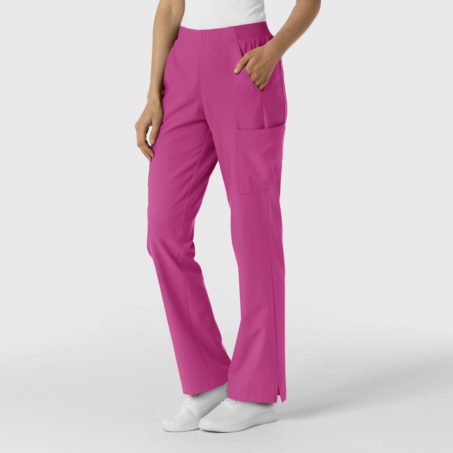 Pantalone donna 5145 cargo raspberry