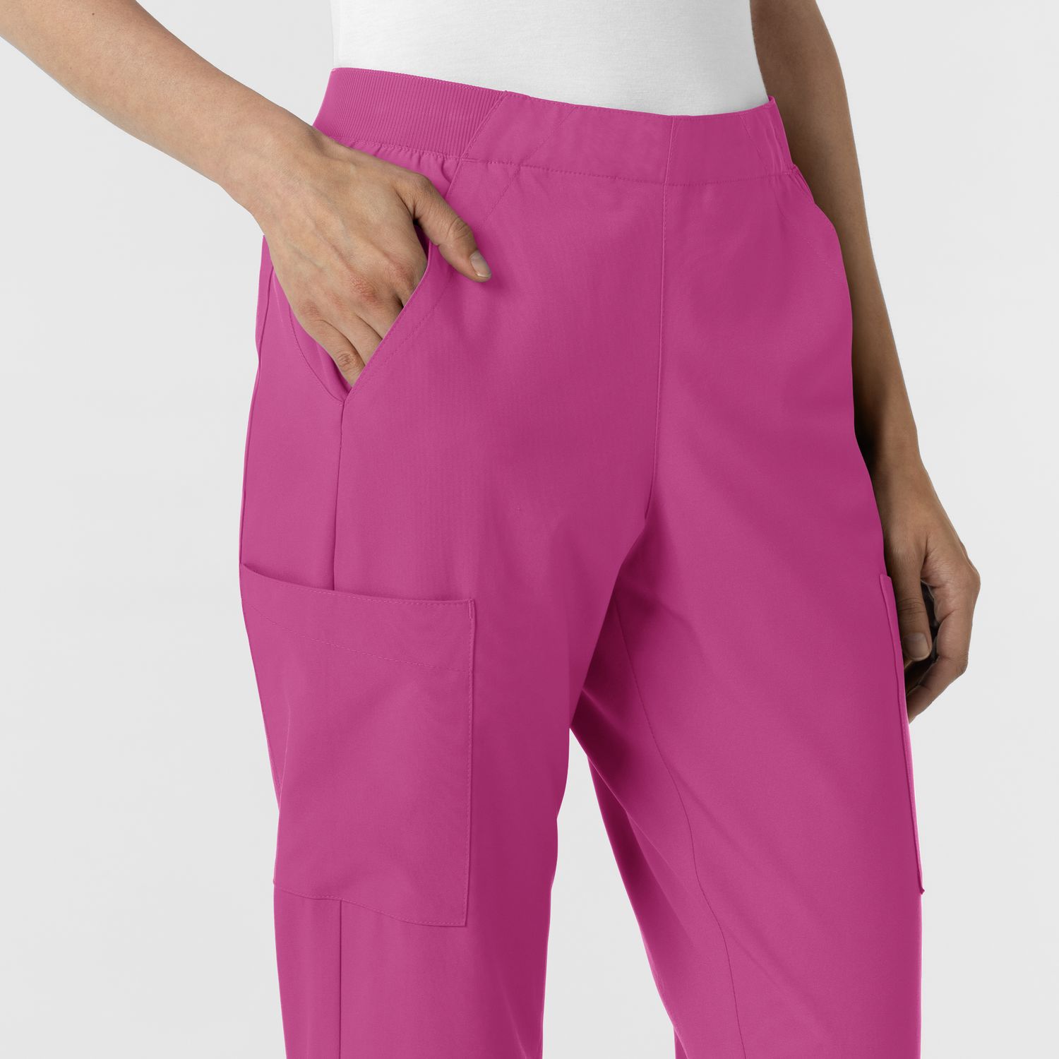 Pantalone donna 5145 cargo raspberry