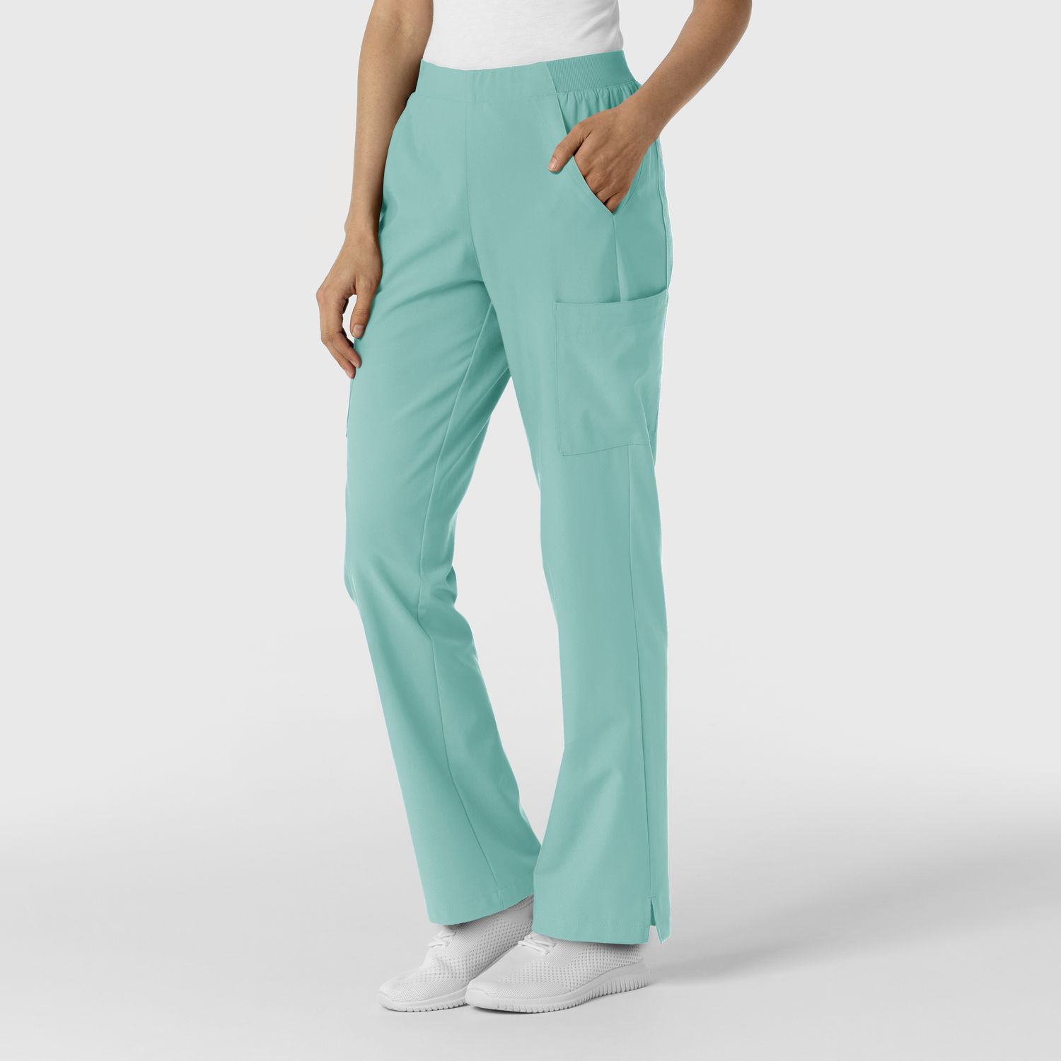 Pantalone donna 5145 cargo turquoise