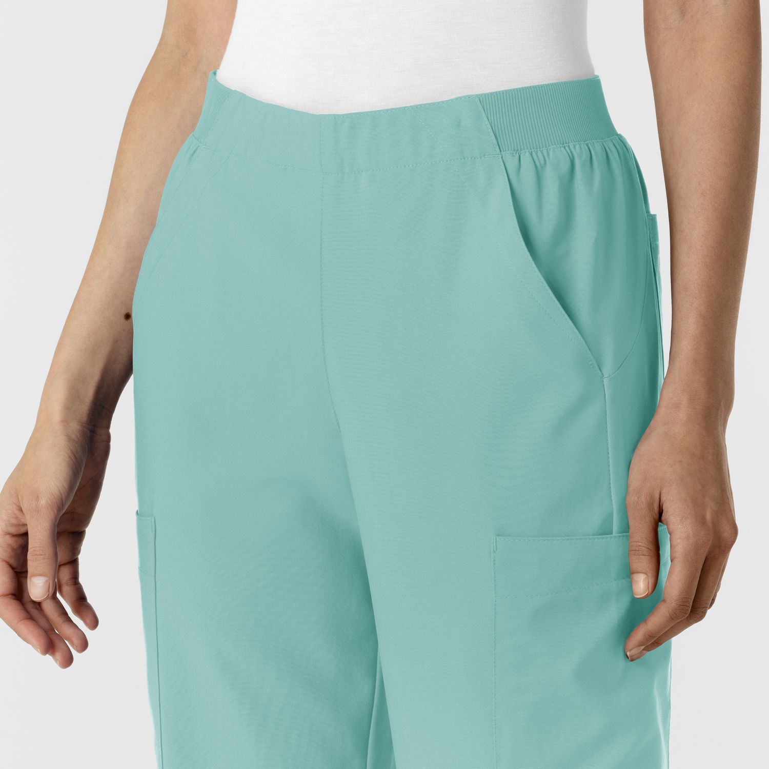 Pantalone donna 5145 cargo turquoise