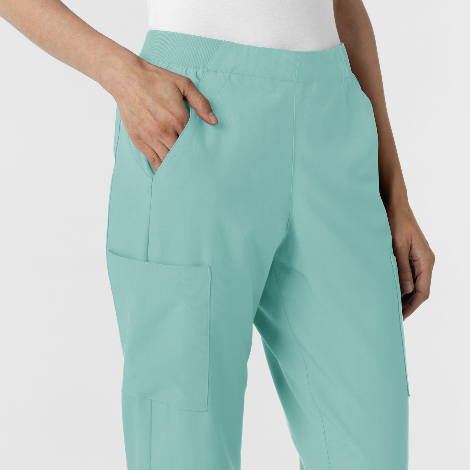 Pantalone donna 5145 cargo turquoise