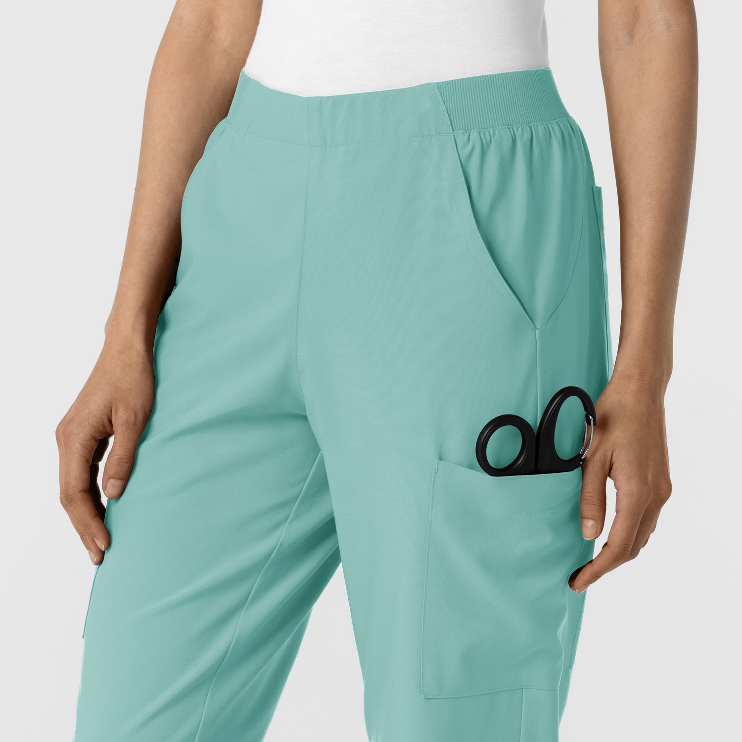 Pantalone donna 5145 cargo turquoise