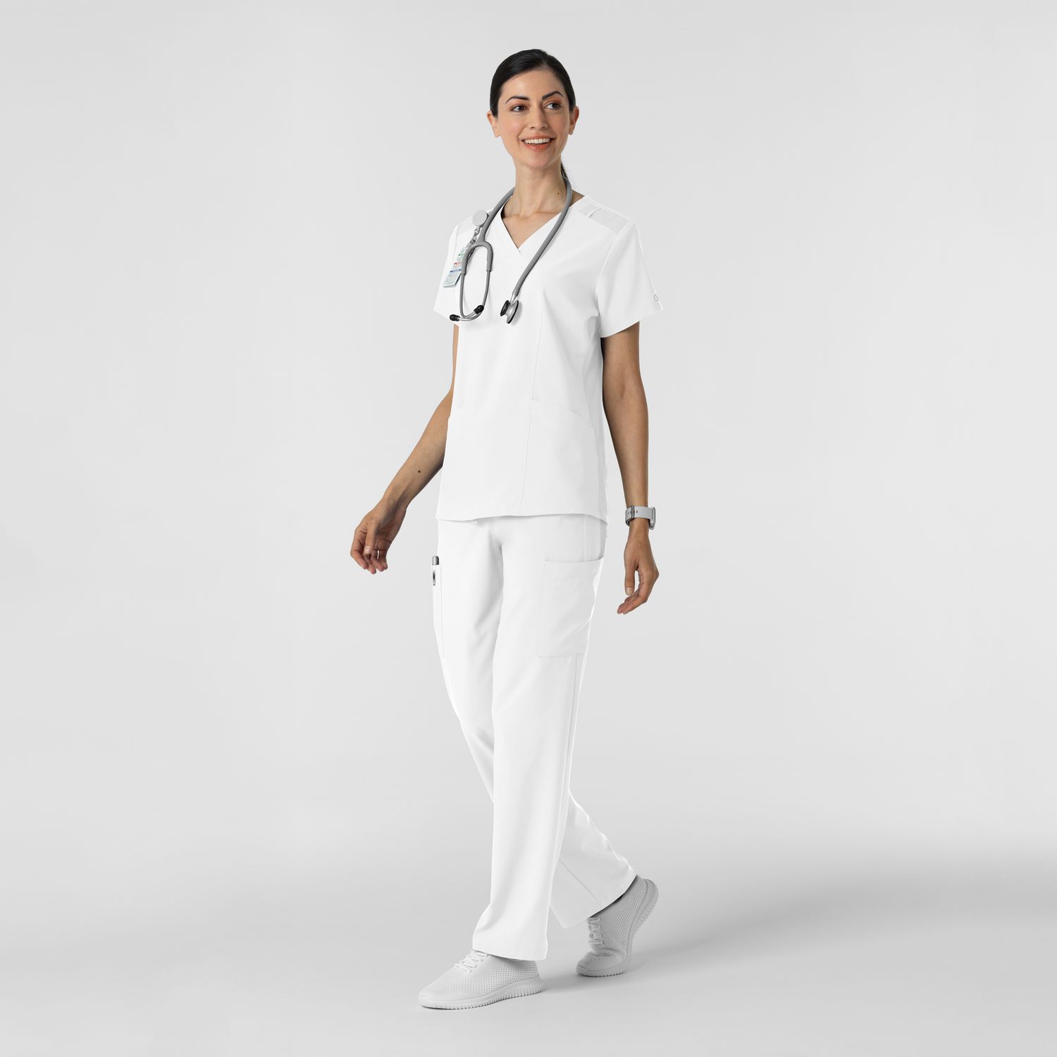 Pantalone donna 5145 cargo white
