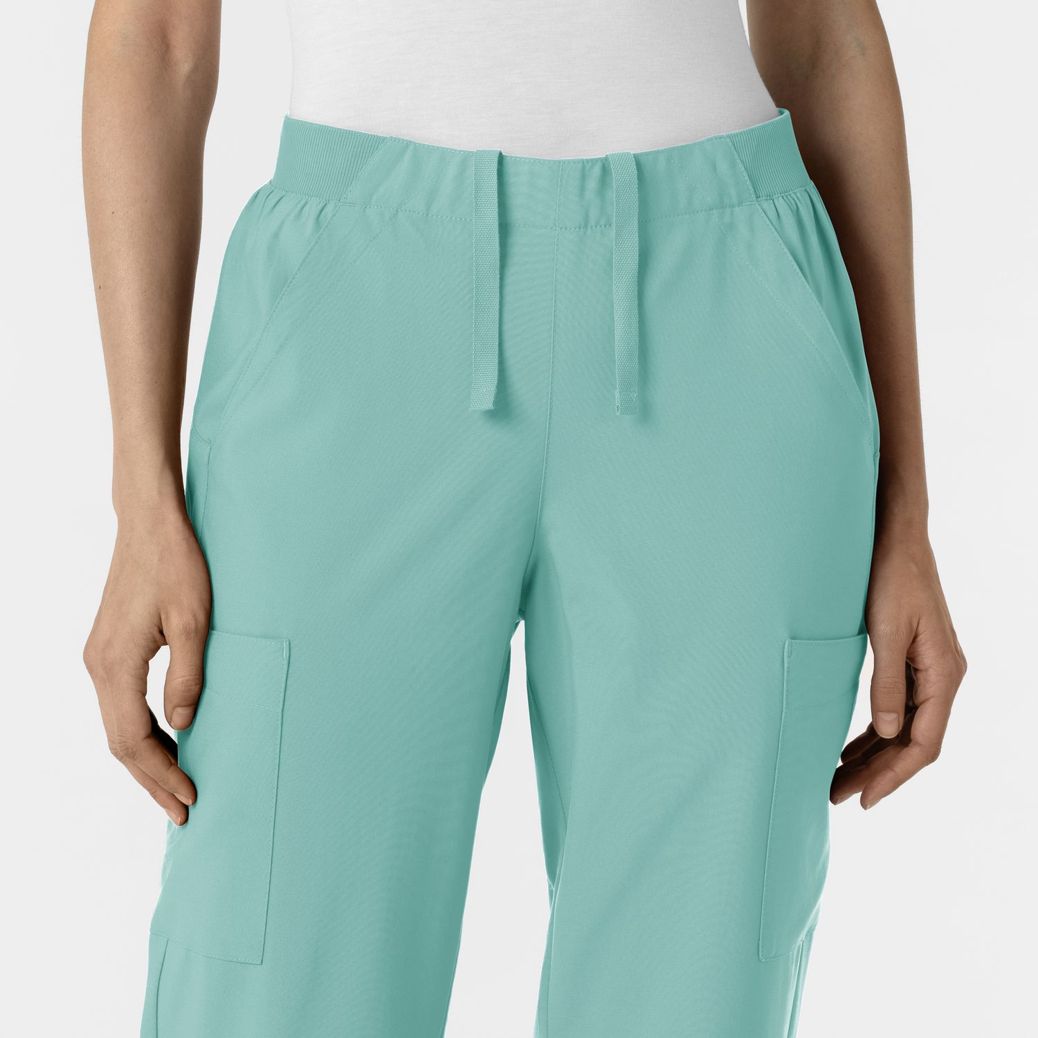 Pantalone donna 5145 cargo turquoise