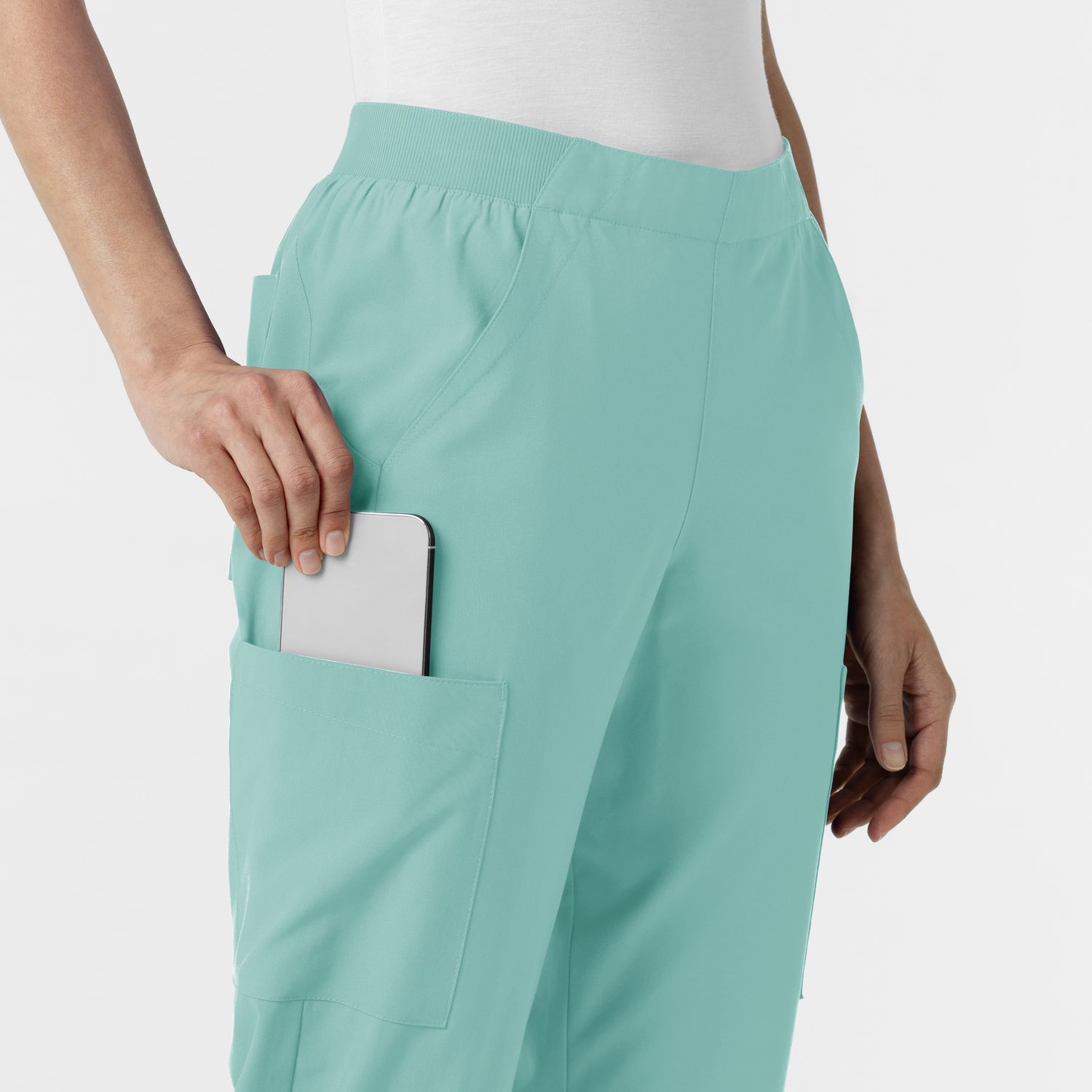 Pantalone donna 5145 cargo turquoise